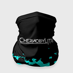 Бандана Chernobylite камуфляж голубой