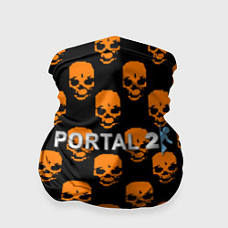 Бандана-труба Portal skull pattern, цвет: 3D-принт