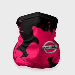 Бандана-труба Nissan fire pink, цвет: 3D-принт