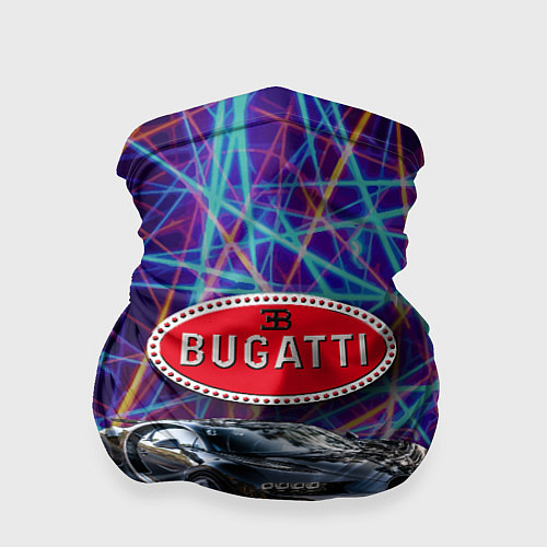 Бандана Bugatti Italy - мечта автомобилиста / 3D-принт – фото 1