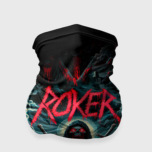 Бандана Roker - blood in the ground / 3D-принт – фото 1