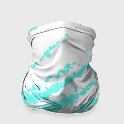 Бандана-труба The color is light blue and white, цвет: 3D-принт