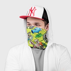 Бандана-труба Растения против зомби с героями, цвет: 3D-принт — фото 2