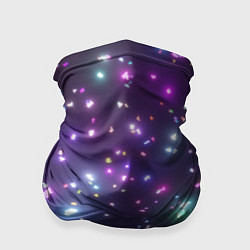 Бандана Светящиеся пазлы разноцветные