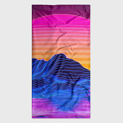 Бандана-труба Неоновый закат, цвет: 3D-принт — фото 2