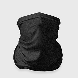 Бандана-труба Угольный серый однотонный текстурированный, цвет: 3D-принт