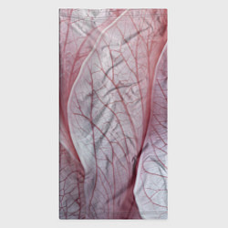 Бандана-труба Розовые листья, цвет: 3D-принт — фото 2
