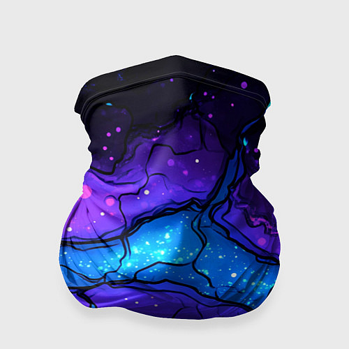 Бандана Синяя звездная полоса в плите текстура / 3D-принт – фото 1