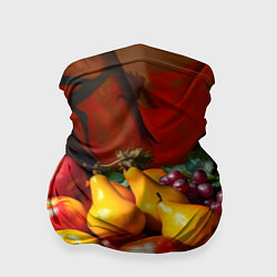 Бандана-труба Фруктовый натюрморт, цвет: 3D-принт