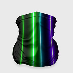 Бандана-труба Neon lines, цвет: 3D-принт