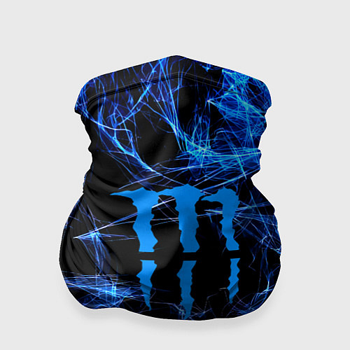 Бандана Monster energy искры дымы / 3D-принт – фото 1
