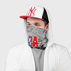 Бандана-труба NASA неоновый огонь, цвет: 3D-принт — фото 2