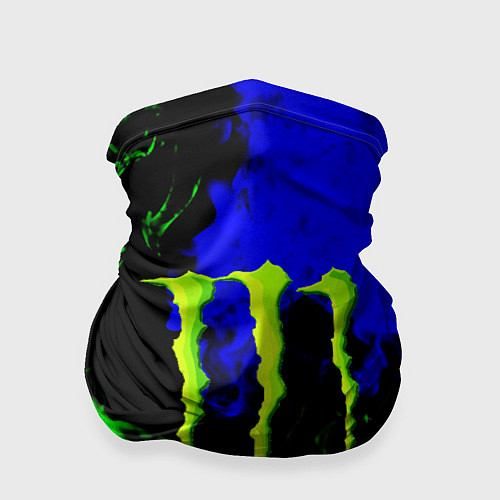 Бандана Monster energy кислотный огонь / 3D-принт – фото 1
