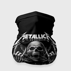 Бандана-труба Thrash metal - Metallica group, цвет: 3D-принт