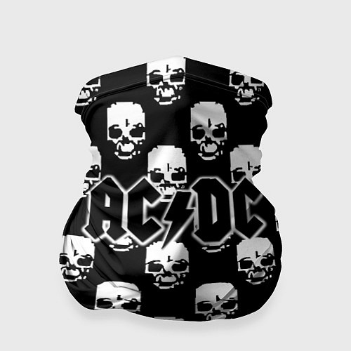 Бандана AC DC rock skull / 3D-принт – фото 1
