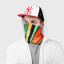 Бандана-труба Тропическая жаркая абстракция, цвет: 3D-принт — фото 2