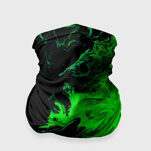 Бандана Color green black / 3D-принт – фото 1