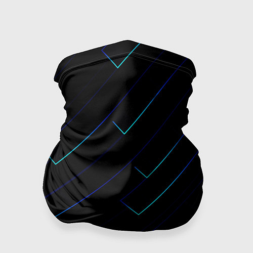 Бандана Color blue black / 3D-принт – фото 1