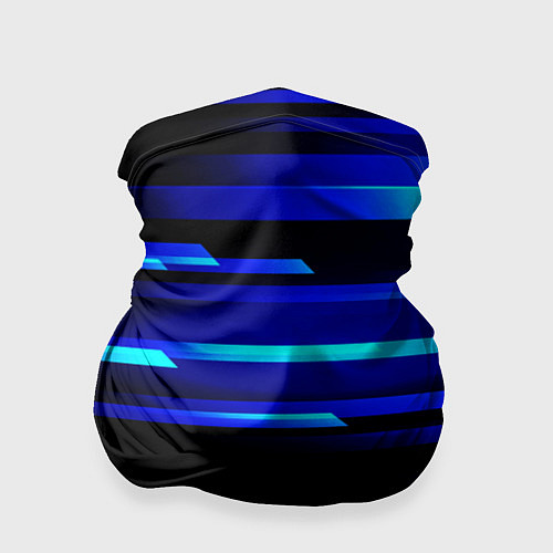 Бандана Color blue black / 3D-принт – фото 1
