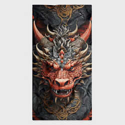 Бандана-труба Дракон в стиле ирезуми с узорами, цвет: 3D-принт — фото 2