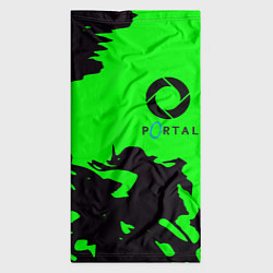 Бандана-труба Portal черный дым, цвет: 3D-принт — фото 2