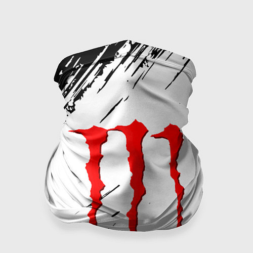Бандана Monster energy черно краски / 3D-принт – фото 1