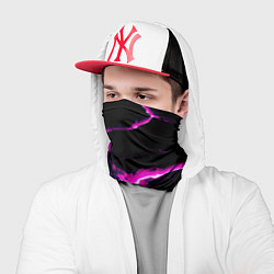 Бандана-труба Color pink black, цвет: 3D-принт — фото 2