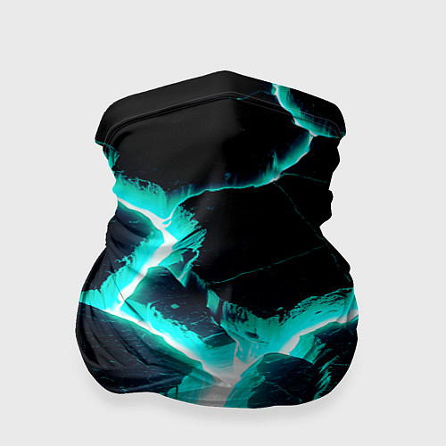 Бандана Color light blue black / 3D-принт – фото 1