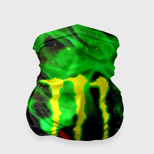 Бандана Monster energy огонь лого / 3D-принт – фото 1