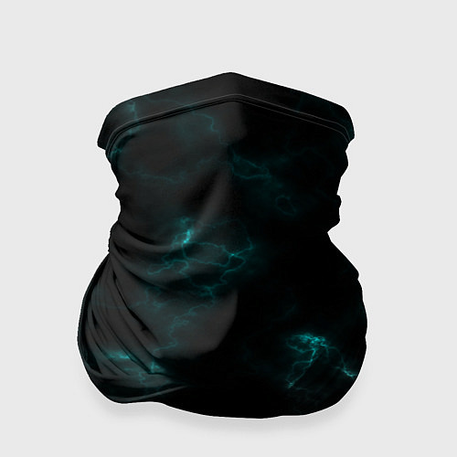 Бандана Color black turquoise / 3D-принт – фото 1