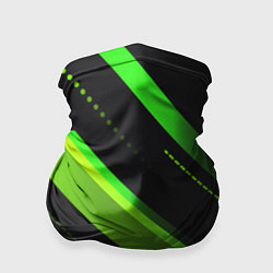 Бандана Color black green