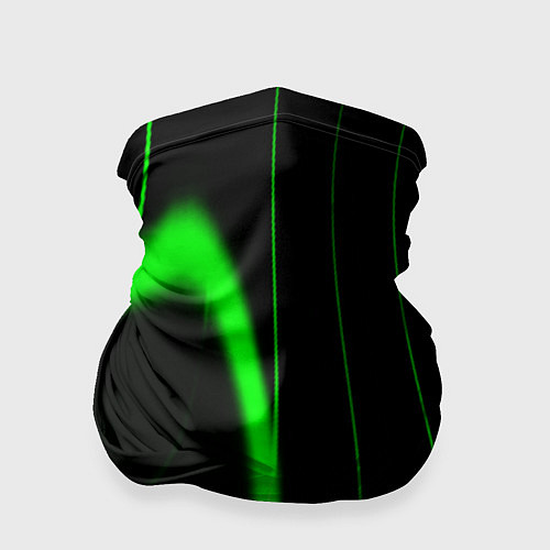 Бандана Color green light green black / 3D-принт – фото 1