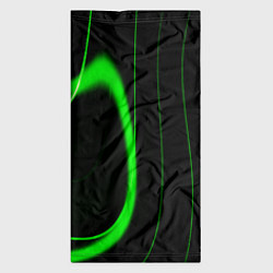 Бандана-труба Color green light green black, цвет: 3D-принт — фото 2