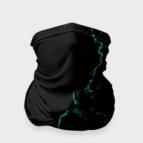 Бандана Color black turquoise / 3D-принт – фото 1