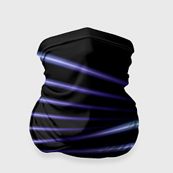 Бандана-труба Color black blue, цвет: 3D-принт