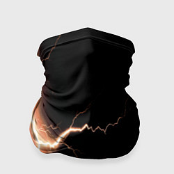 Бандана-труба Lightning orange, цвет: 3D-принт