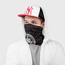 Бандана-труба Древние символы руны и обереги Вегвизир, цвет: 3D-принт — фото 2