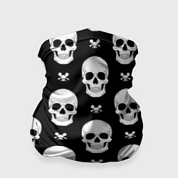 Бандана Черепной фон