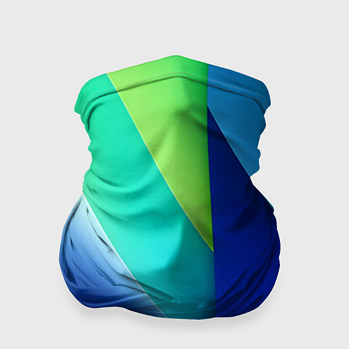 Бандана Color blue green / 3D-принт – фото 1
