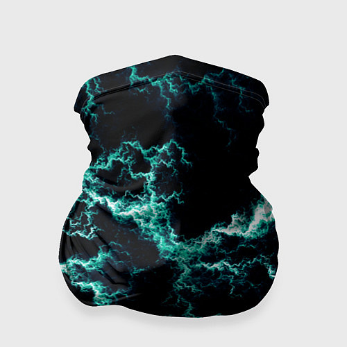 Бандана Lightning light blue glow / 3D-принт – фото 1
