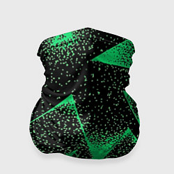 Бандана-труба A light green triangle with dots, цвет: 3D-принт
