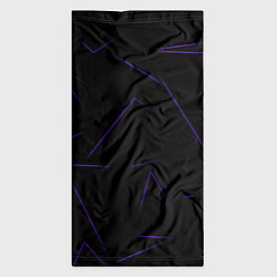 Бандана-труба Color purple line, цвет: 3D-принт — фото 2