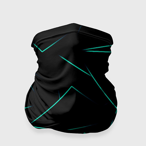 Бандана Color turquoise line / 3D-принт – фото 1