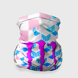 Бандана-труба Monster energy neon anime, цвет: 3D-принт