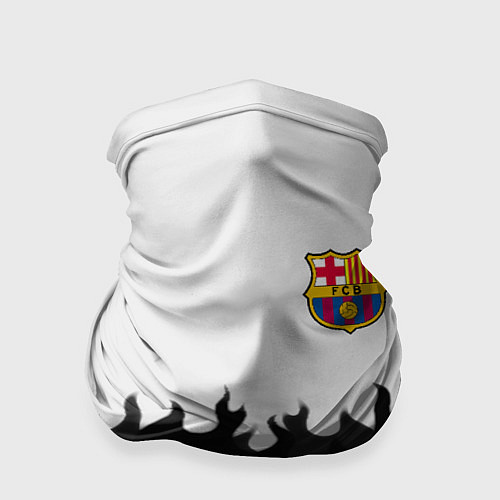 Бандана Barcelona черный огонь / 3D-принт – фото 1