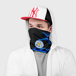 Бандана-труба Лестер Сити шторм, цвет: 3D-принт — фото 2