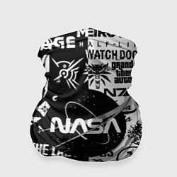 Бандана Nasa логотипы игр