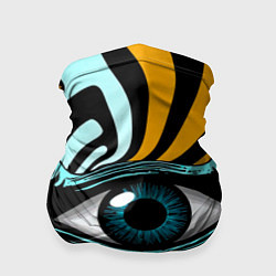 Бандана-труба Глаз - психоделика, цвет: 3D-принт