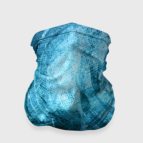 Бандана Абстракция - blue pressed stone / 3D-принт – фото 1