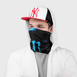 Бандана-труба Monster energy storm blue, цвет: 3D-принт — фото 2